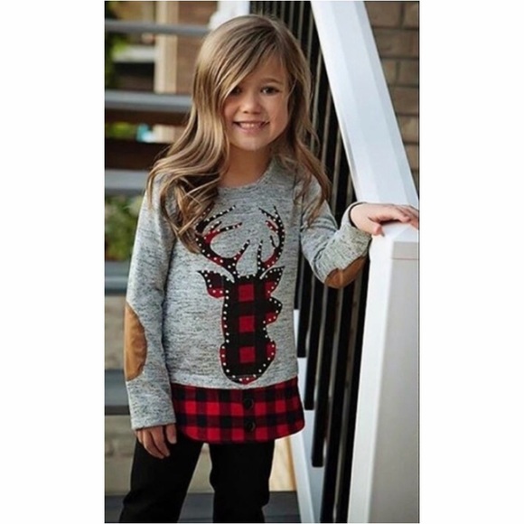 GIRL HOLIDAY REINDEER OUTFIT - Picture 1 of 8